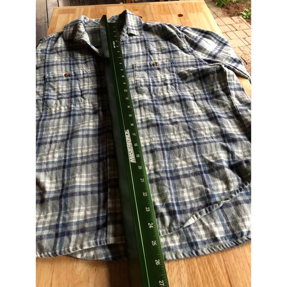 Pact Top Plaid Organic Cotton Button Up Flannel Sz S Pockets Soft Cozy - Picture 4 of 8